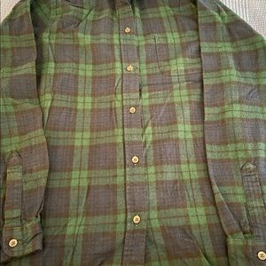 LL Bean Womens Tall flannel shirt. Size Large